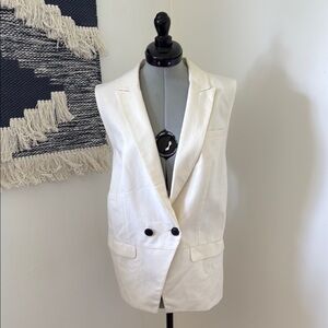 SOLD. Madewell white vest